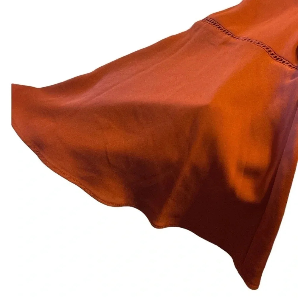 Rust Colored Flowy Top - image 7